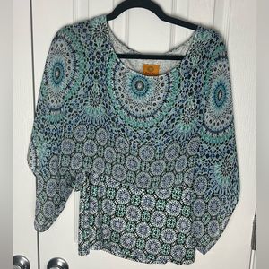 Ruby Rd Beautiful and Unique Blouse